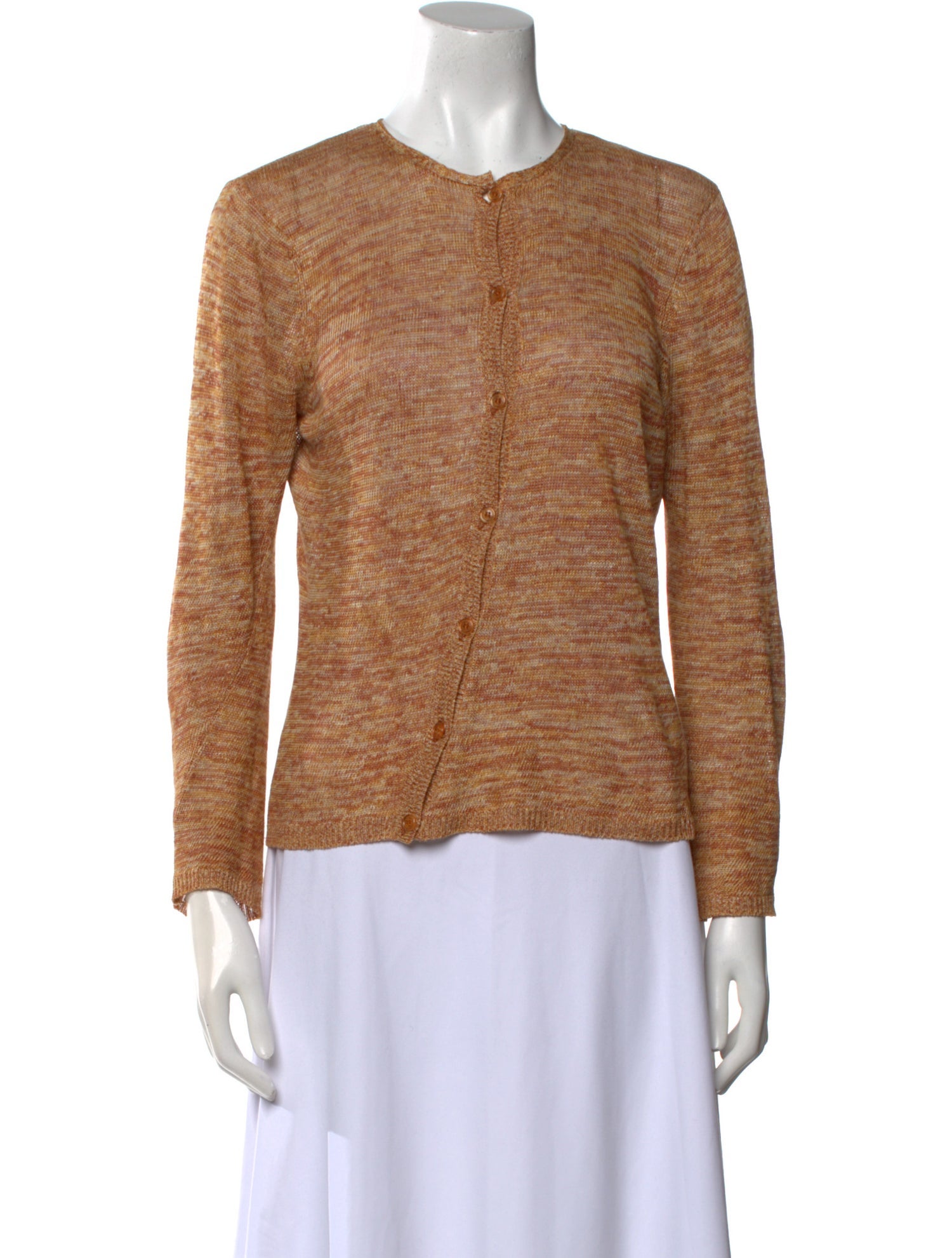 Oscar de la Renta Vintage Linen Sweater