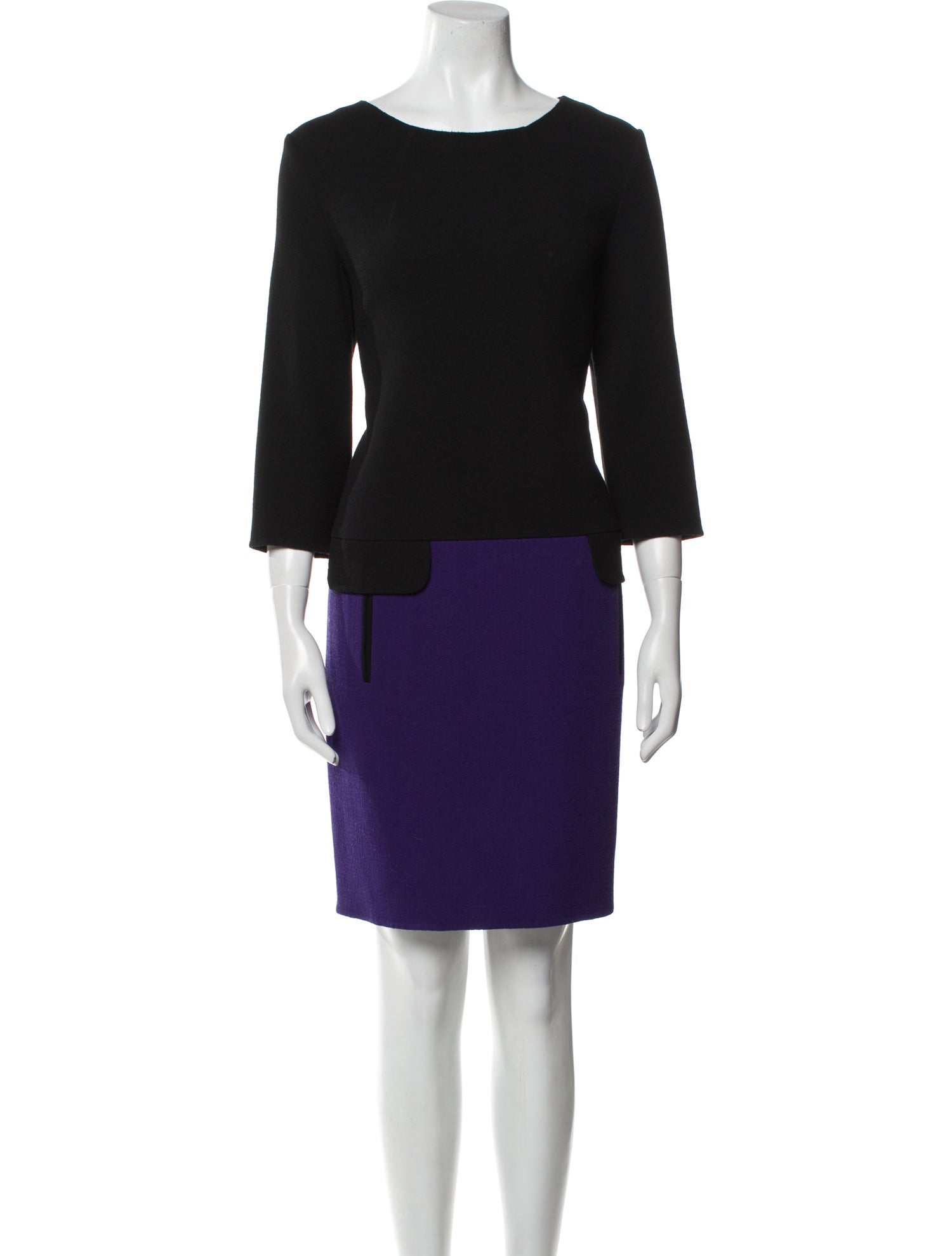 Oscar de la Renta 2015 Knee-Length Dress