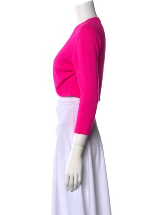 Oscar de la Renta Cashmere V-Neck Sweater