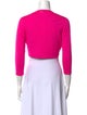 Oscar de la Renta Cashmere V-Neck Sweater