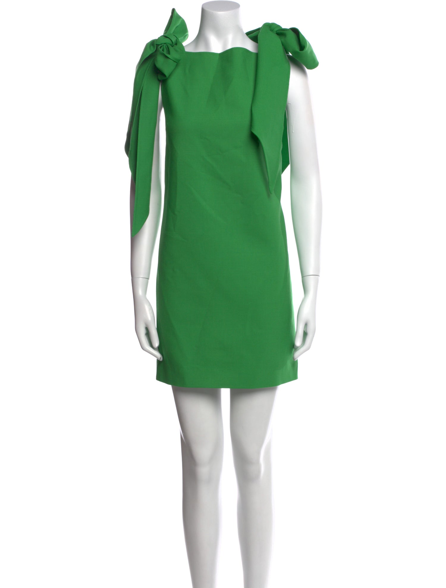 Oscar de la Renta Virgin Wool Mini Dress