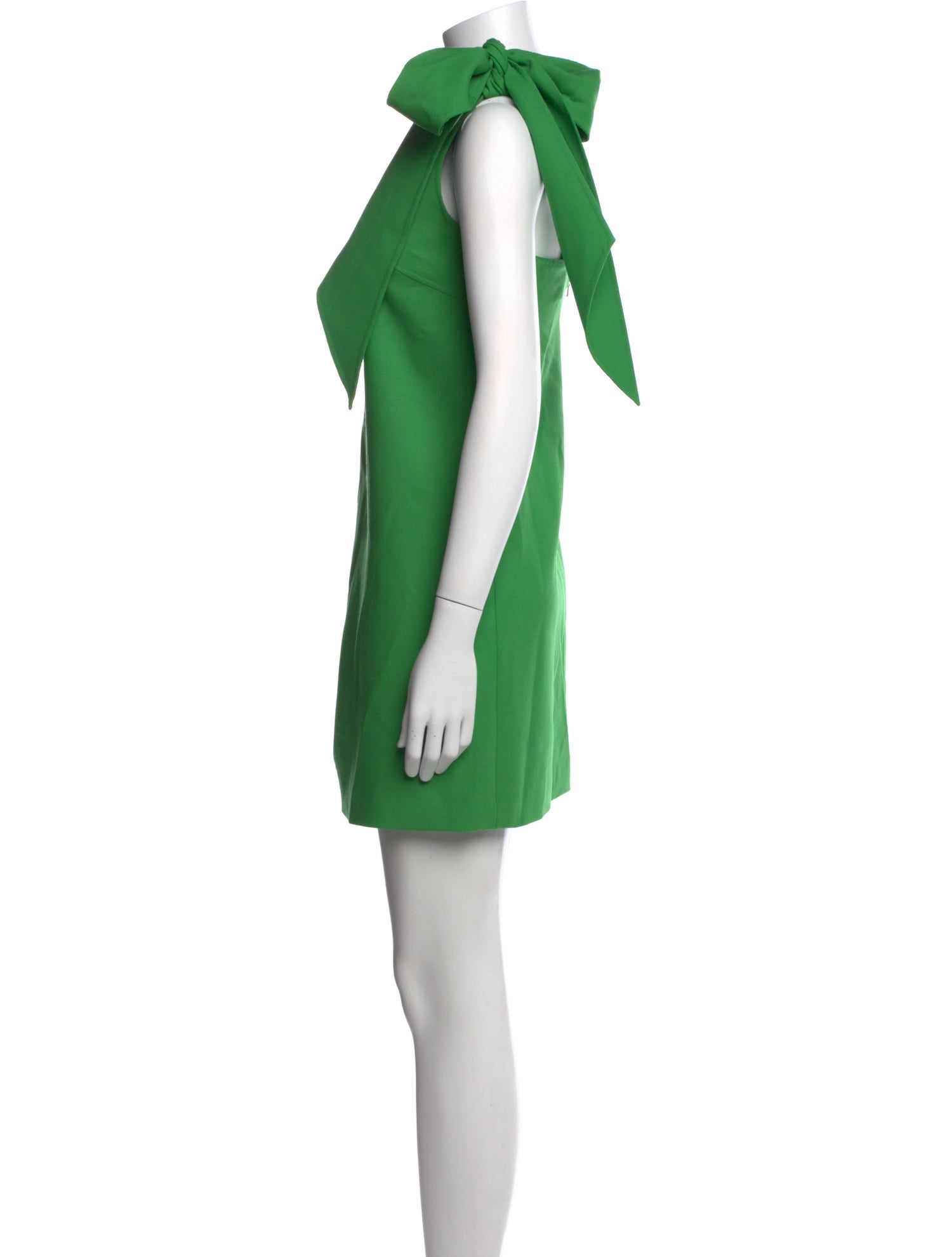 Oscar de la Renta Virgin Wool Mini Dress