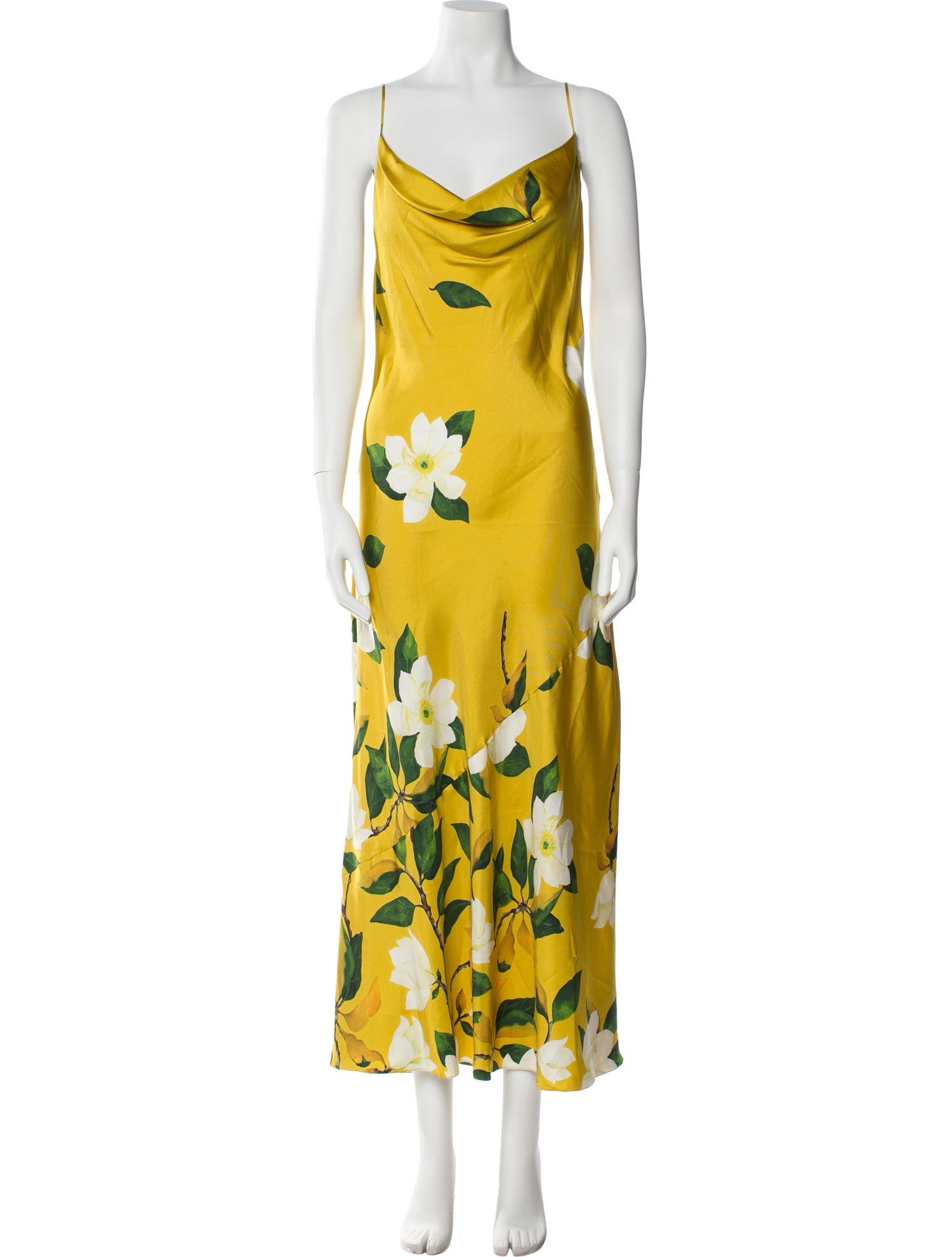 Oscar de la Renta Silk Long Dress