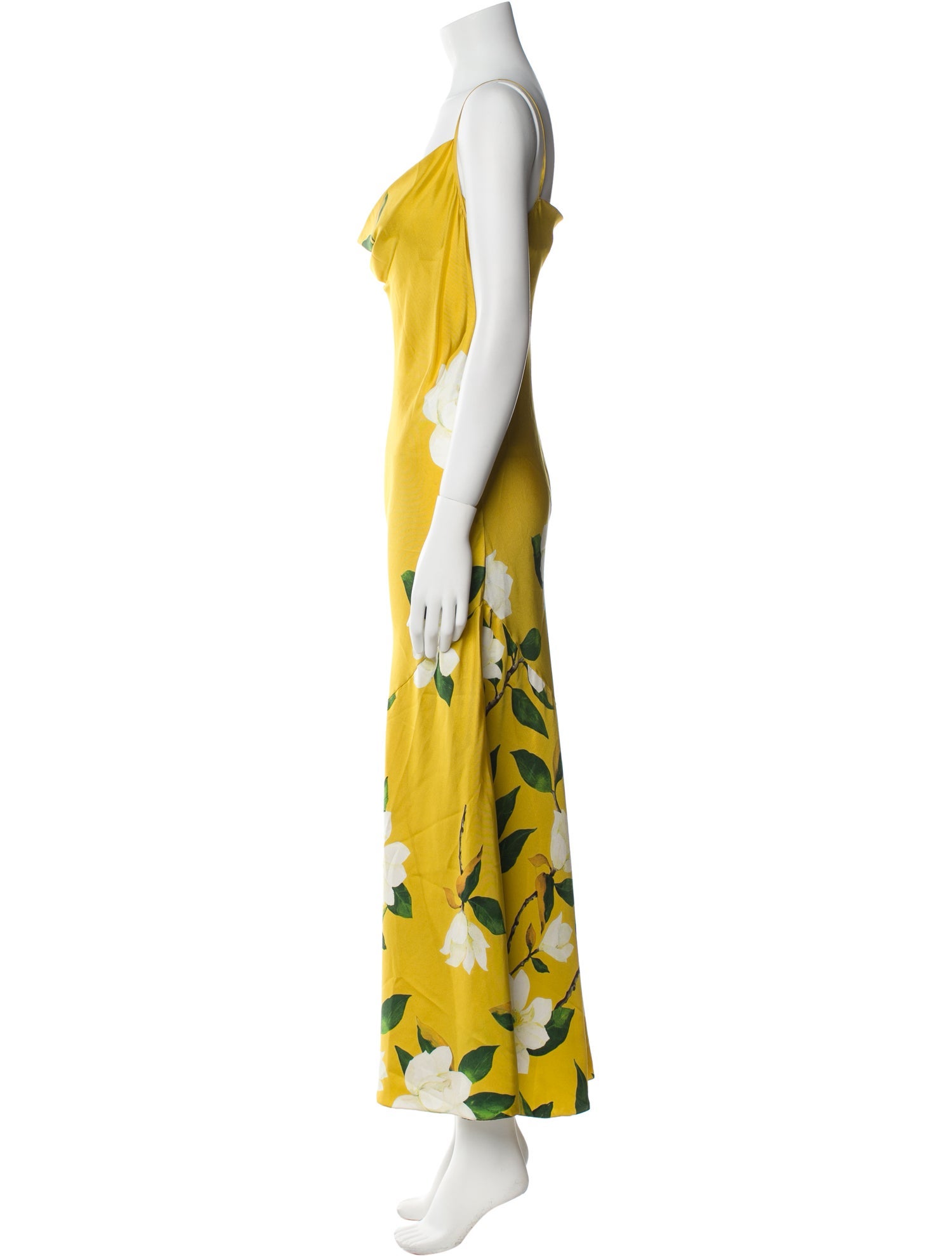 Oscar de la Renta Silk Long Dress