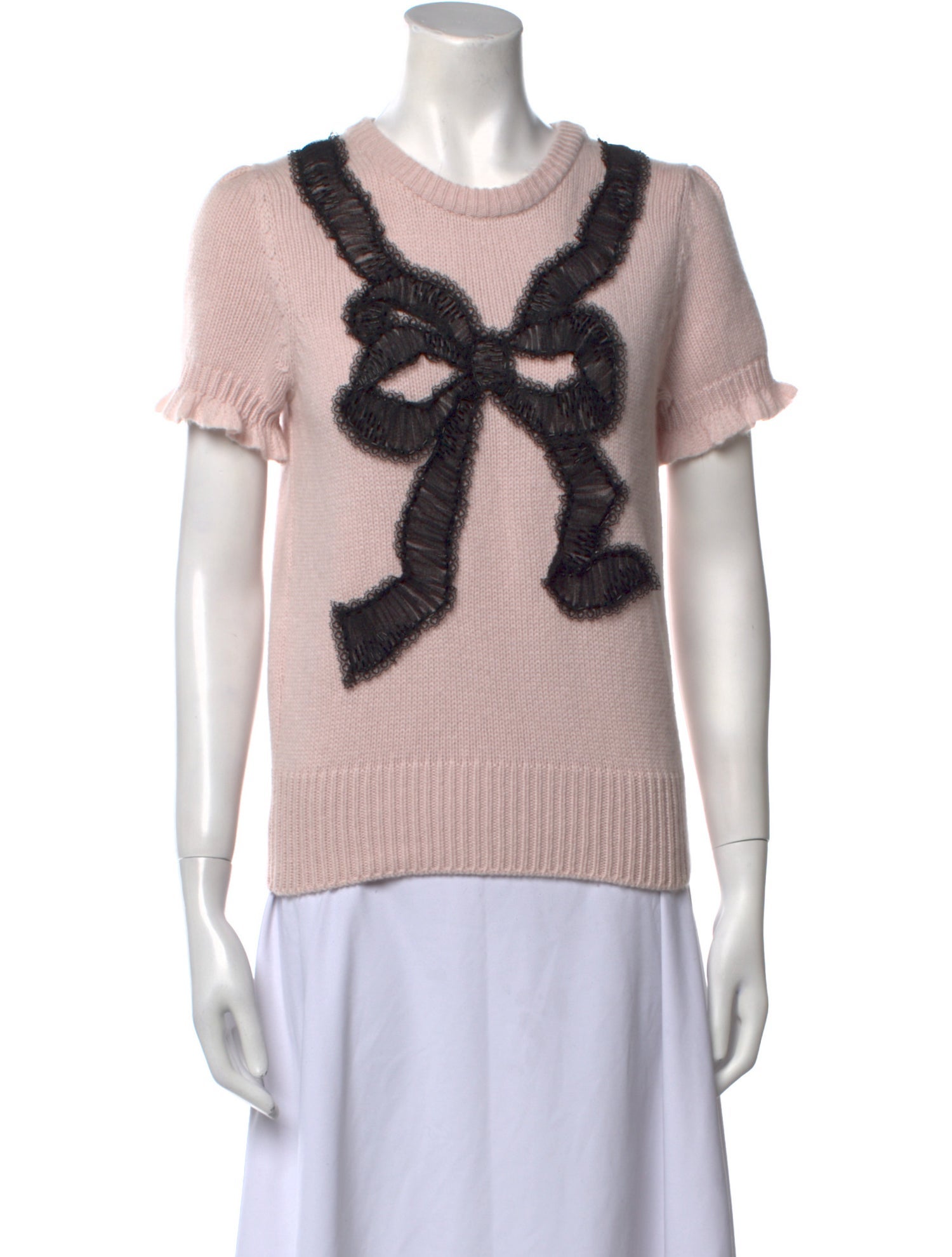 Oscar de la Renta Cashmere Patterned Sweater w/ Tags