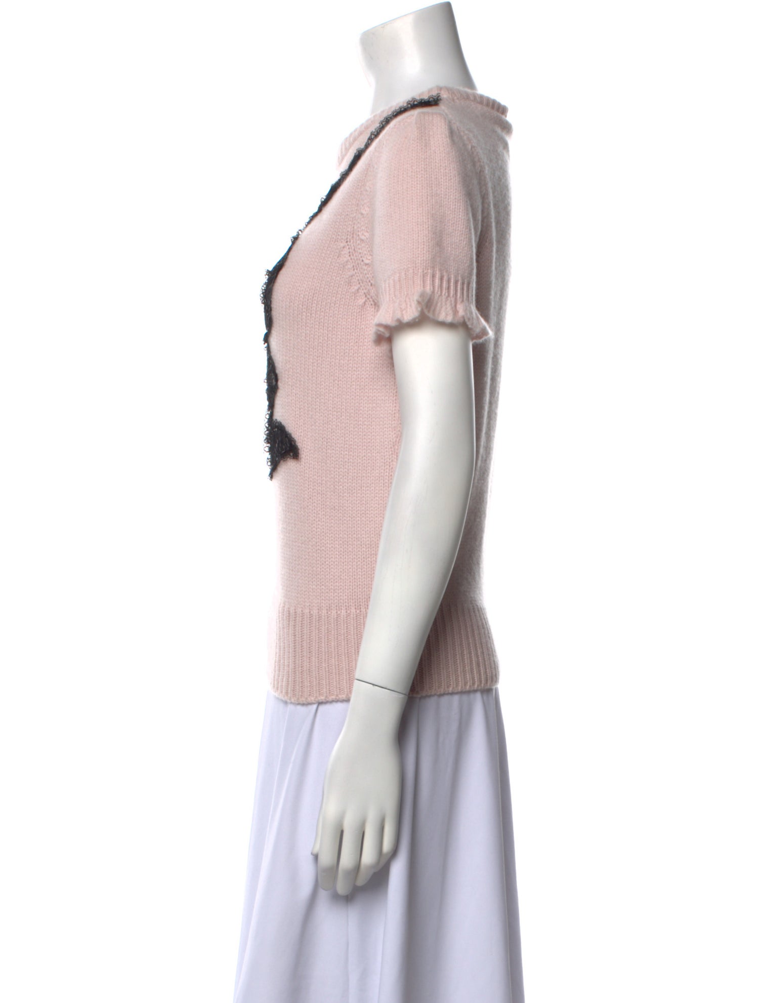 Oscar de la Renta Cashmere Patterned Sweater w/ Tags