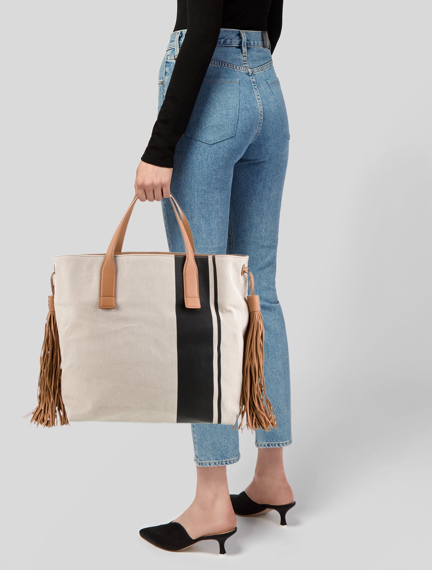 Oscar de la Renta Canvas Tote