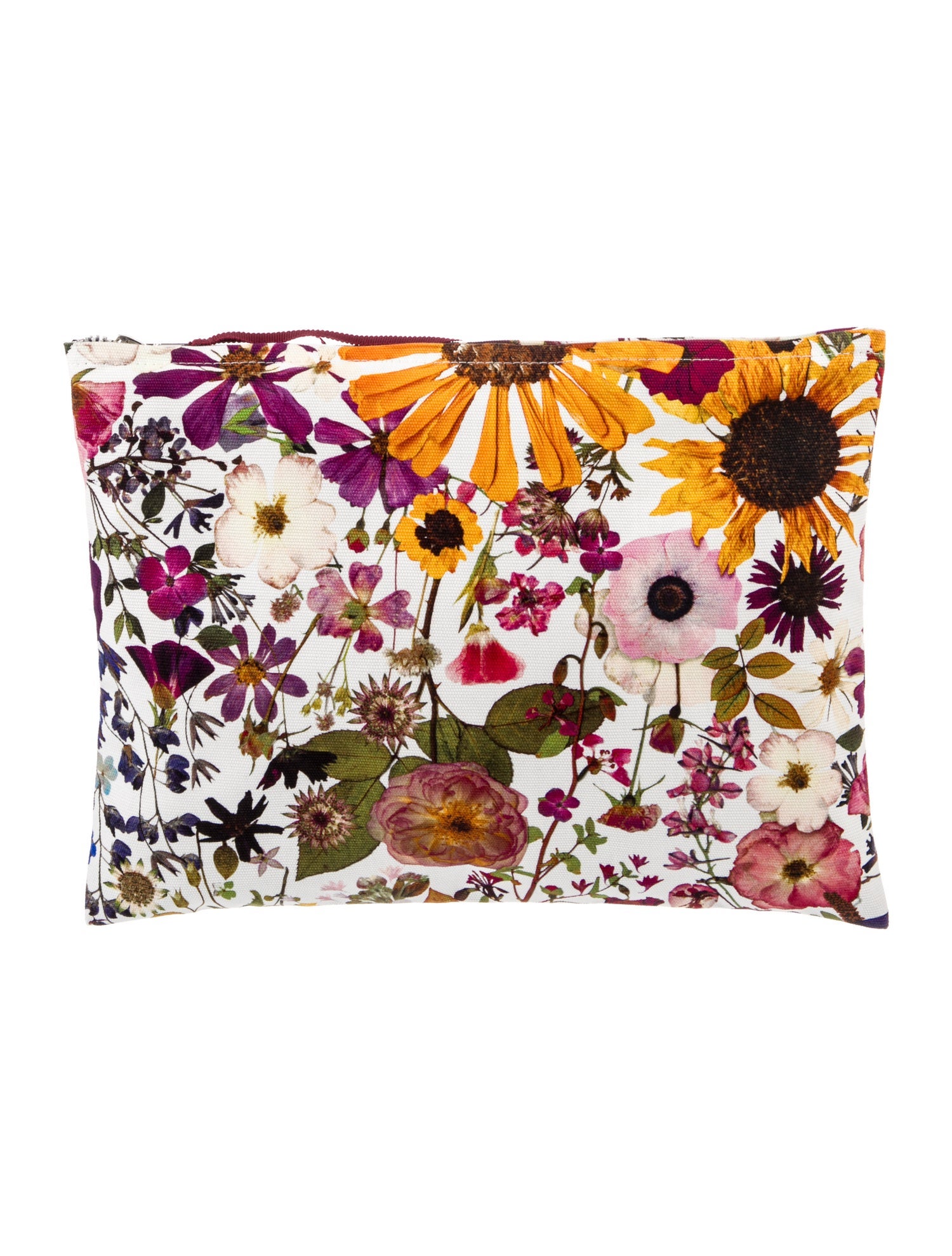 Oscar de la Renta Canvas Clutch