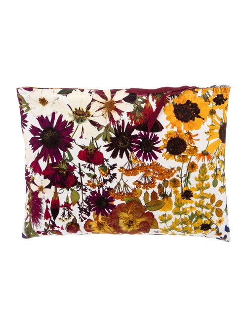 Oscar de la Renta Canvas Clutch