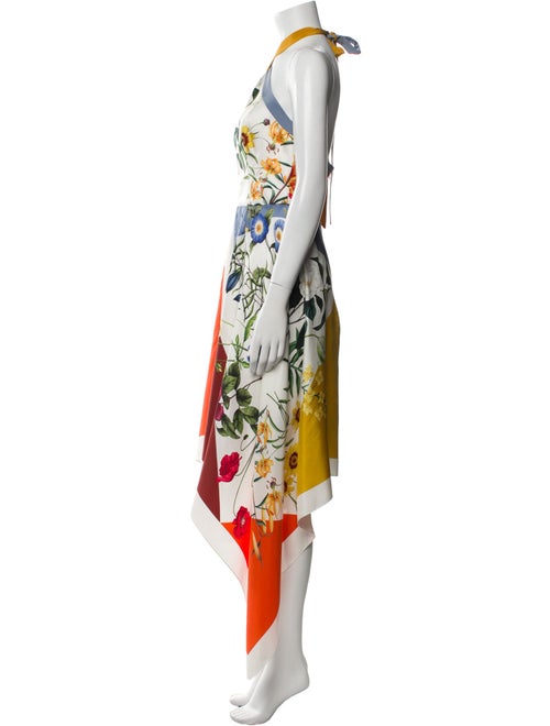 Oscar de la Renta Silk Long Dress