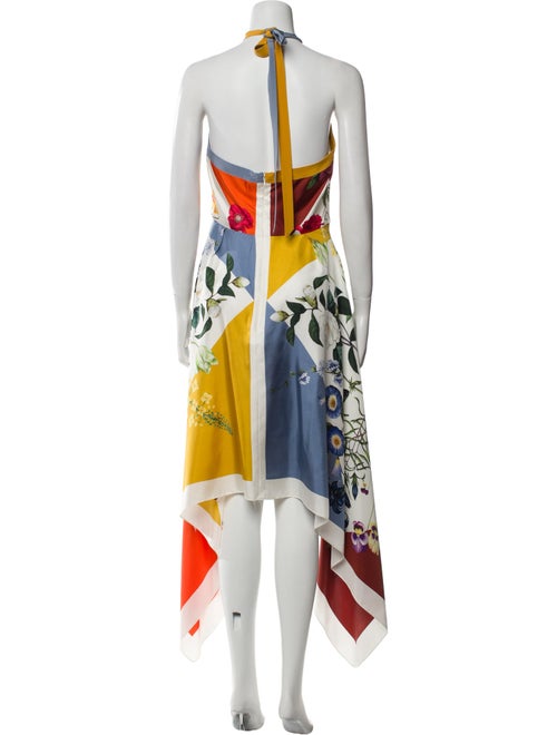 Oscar de la Renta Silk Long Dress