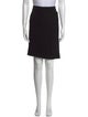 Oscar de la Renta Virgin Wool Knee-Length Skirt