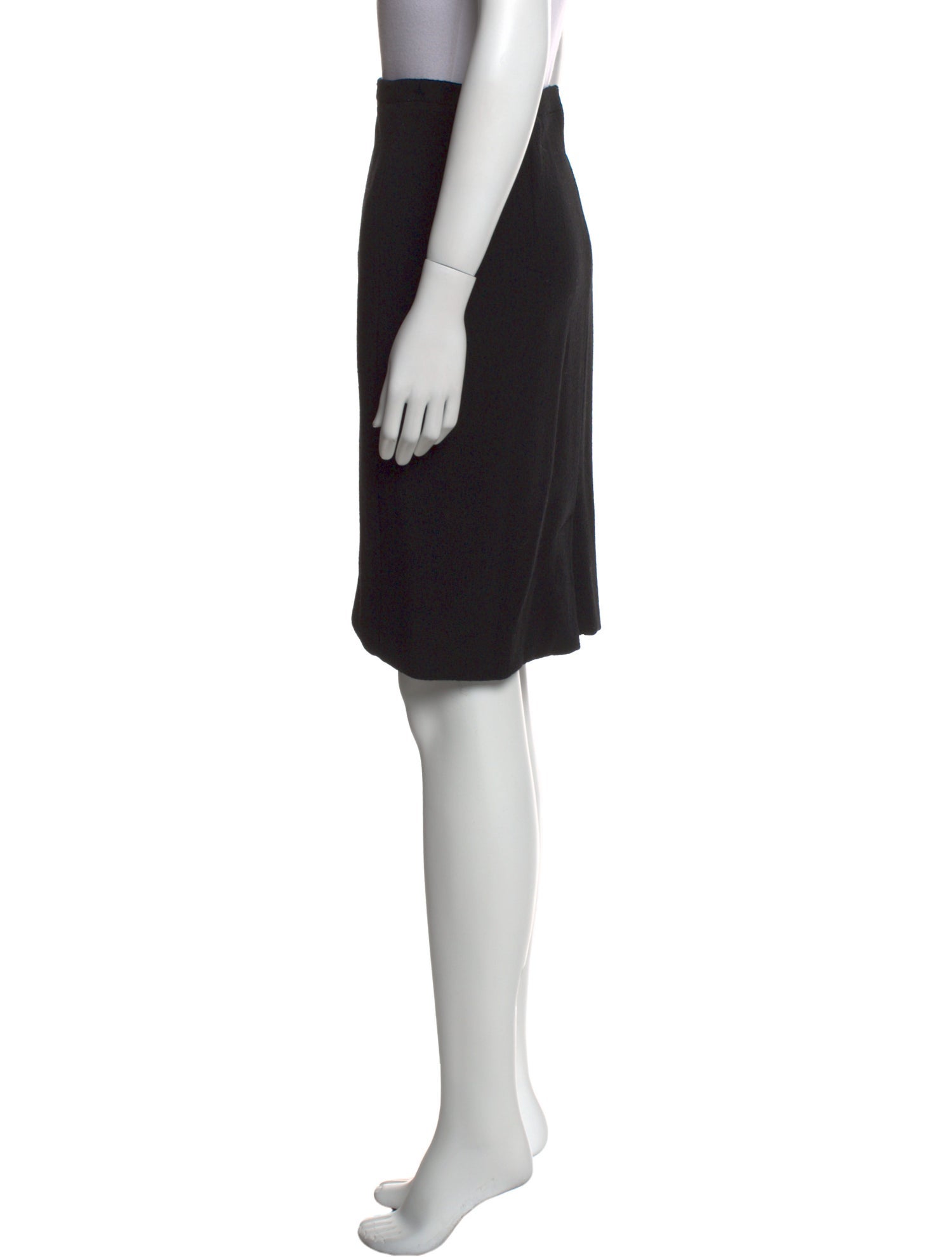 Oscar de la Renta Virgin Wool Knee-Length Skirt
