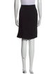Oscar de la Renta Virgin Wool Knee-Length Skirt
