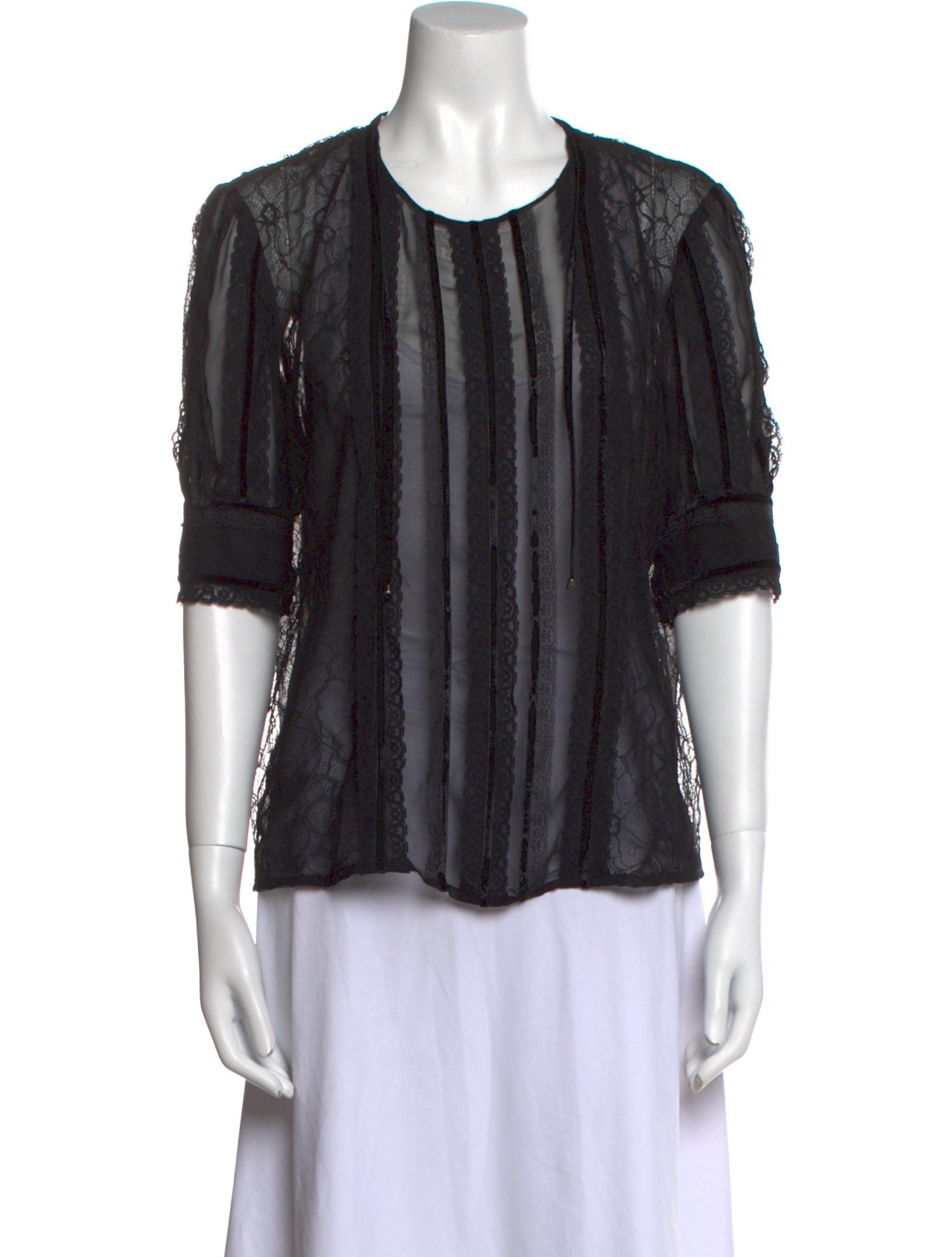 Oscar de la Renta 2015 Silk Blouse