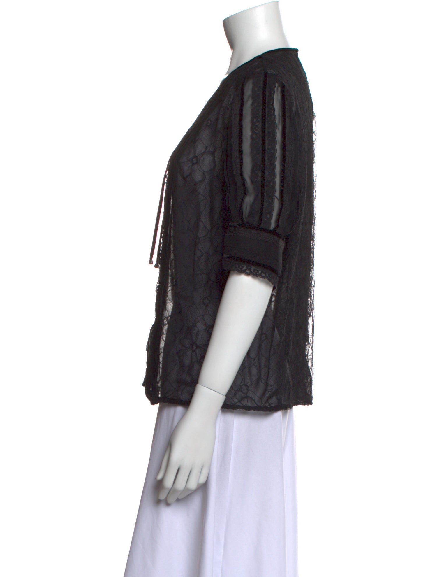 Oscar de la Renta 2015 Silk Blouse