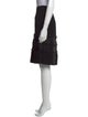 Oscar de la Renta Virgin Wool Knee-Length Skirt