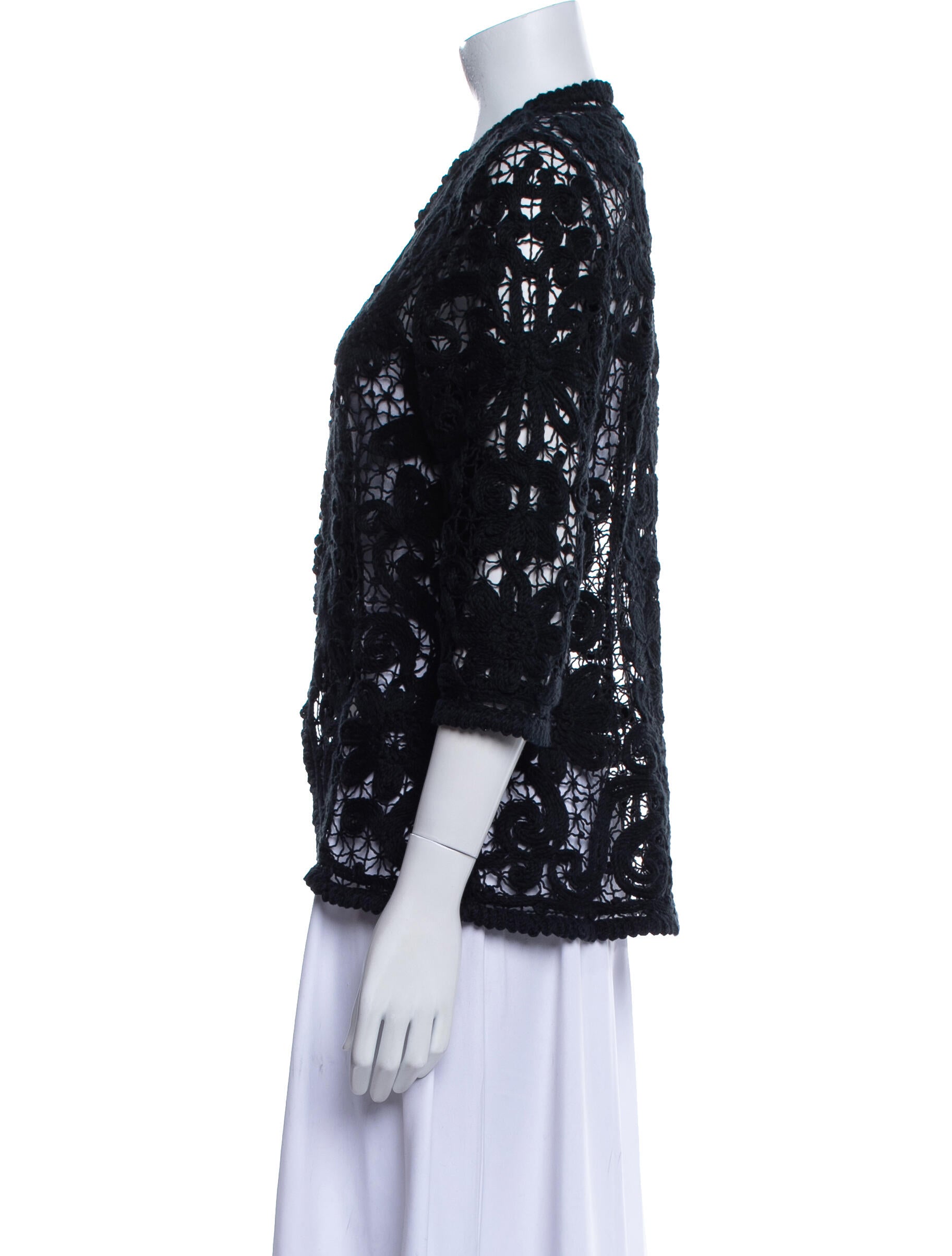 Oscar de la Renta Printed Evening Jacket