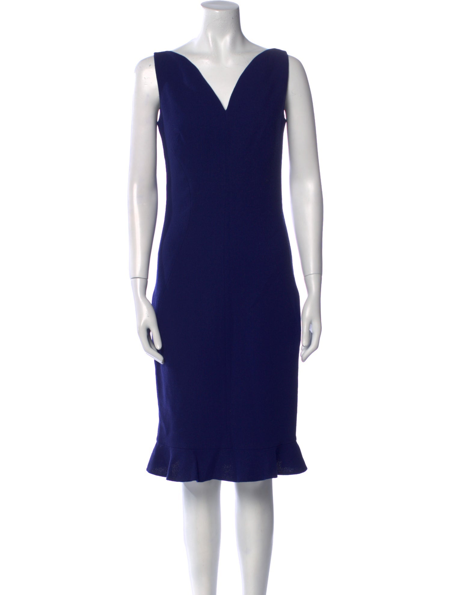 Oscar de la Renta Silk Knee-Length Dress w/ Tags