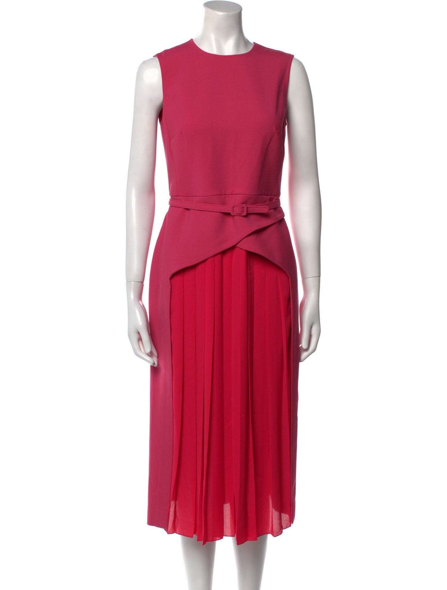 Oscar de la Renta Virgin Wool Midi Length Dress w/ Tags