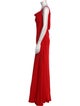 Oscar de la Renta Cowl Neck Long Dress