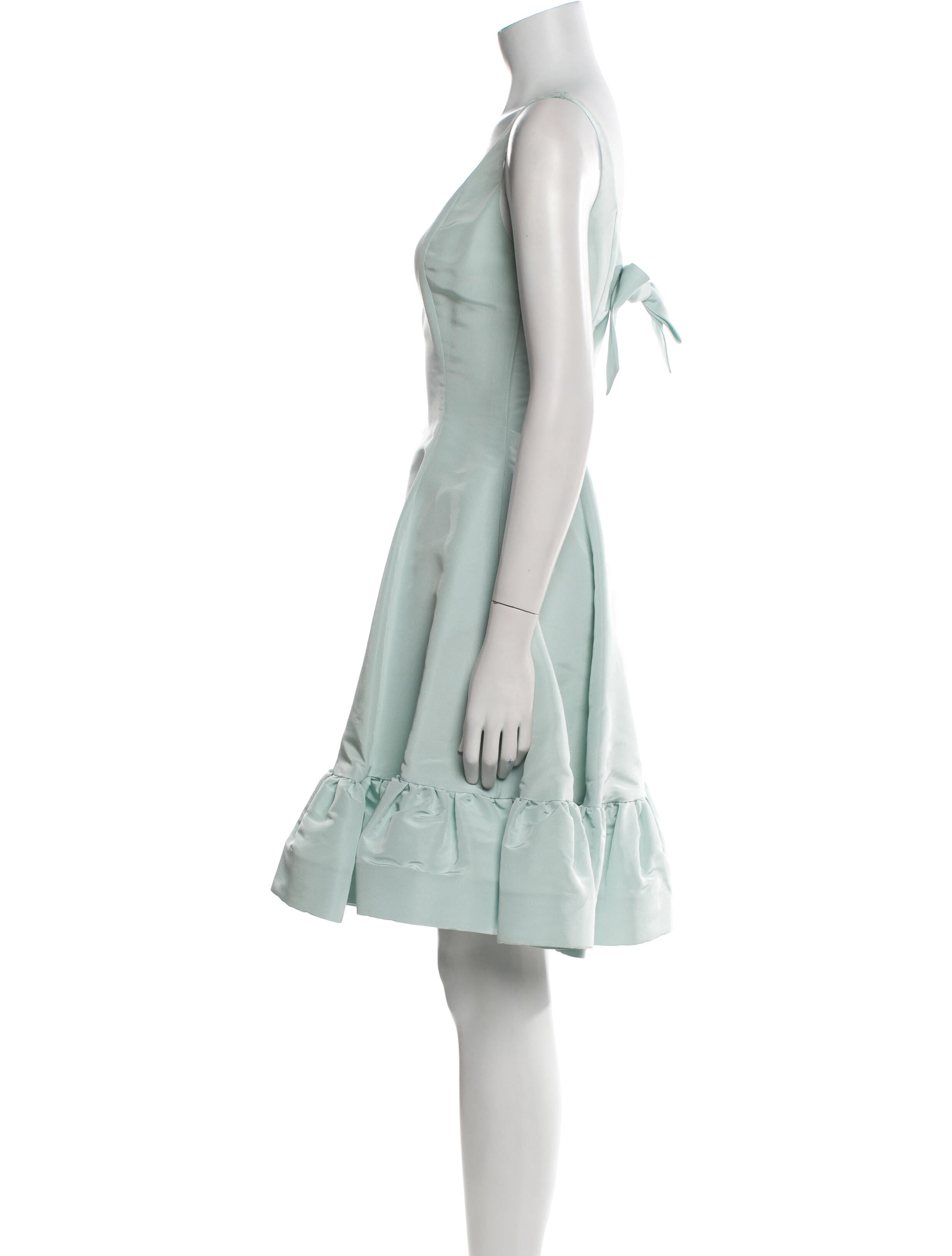 Oscar de la Renta Silk Mini Dress