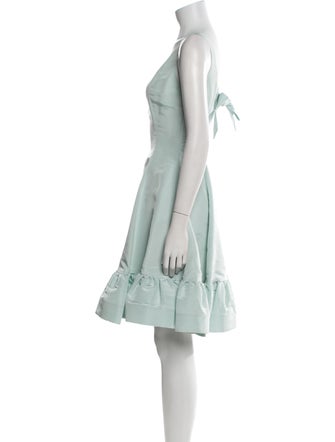 Oscar de la Renta Silk Mini Dress