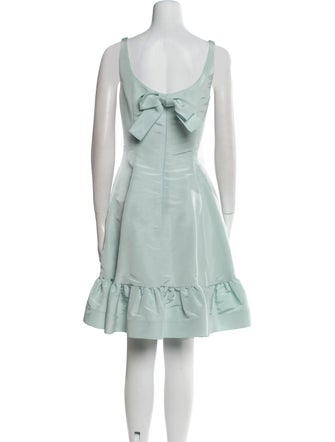 Oscar de la Renta Silk Mini Dress