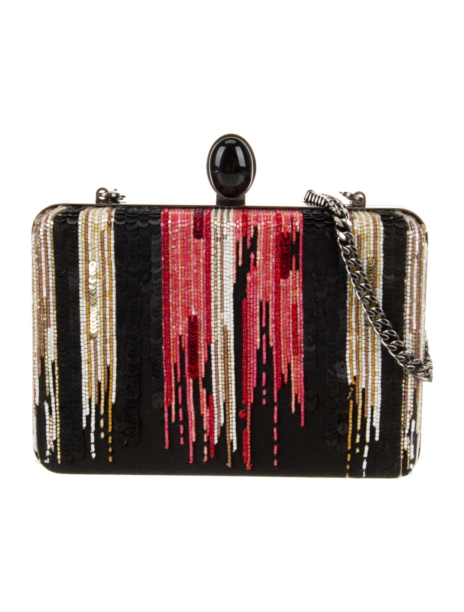 Oscar de la Renta Satin Minaudière