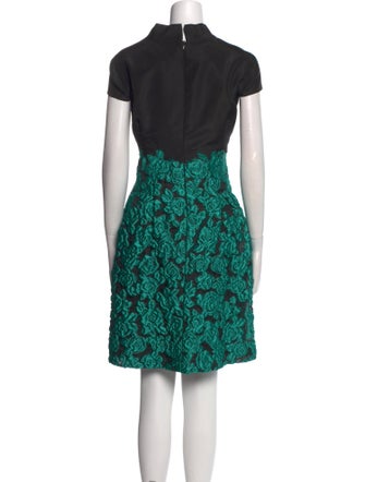 Oscar de la Renta Silk Knee-Length Dress