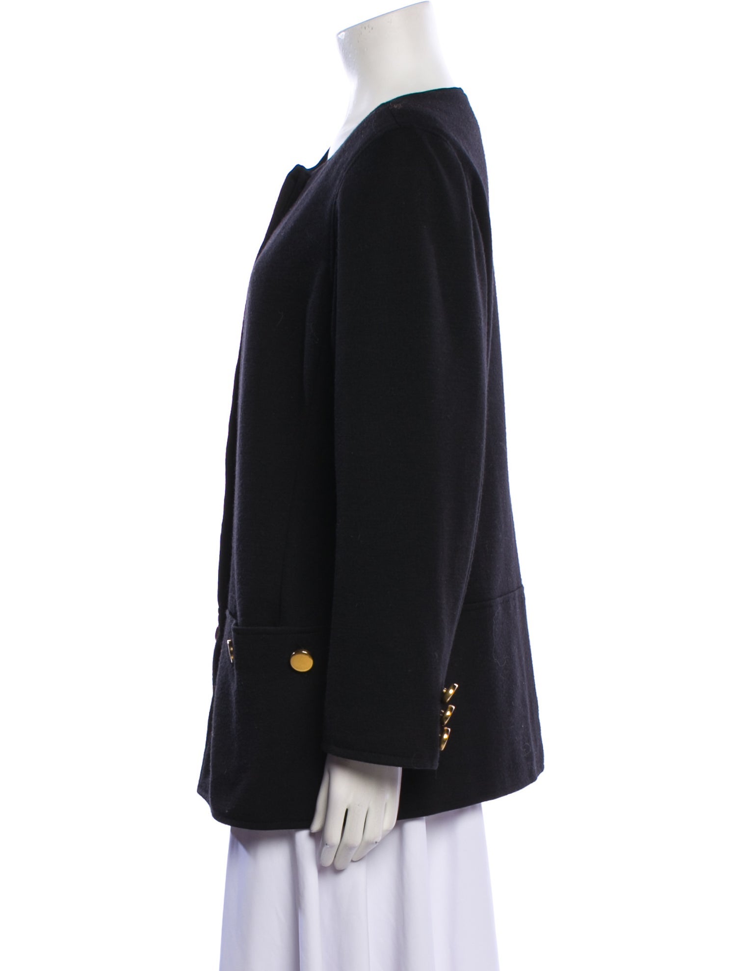 Oscar de la Renta Wool Evening Jacket