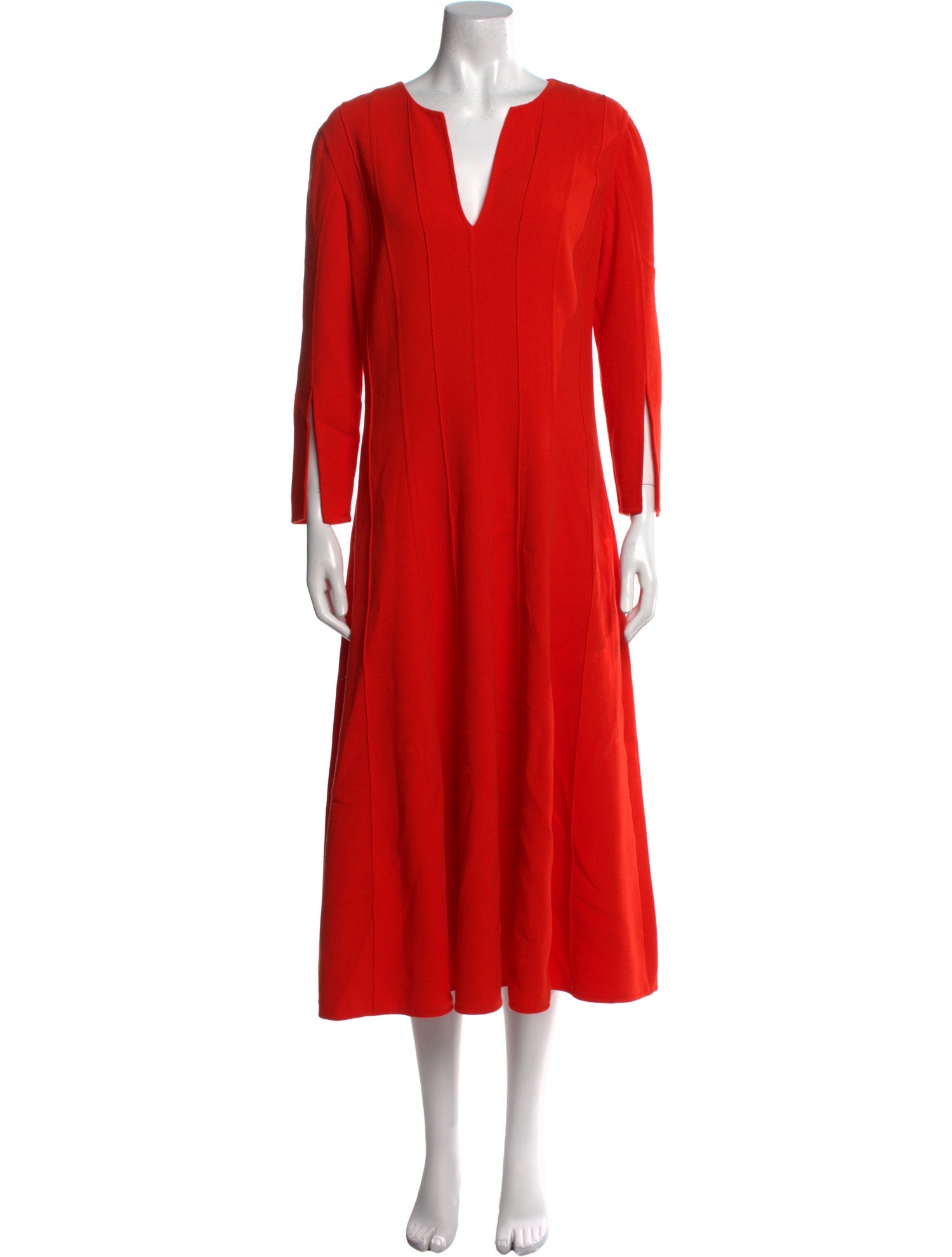 Oscar de la Renta Virgin Wool Long Dress w/ Tags