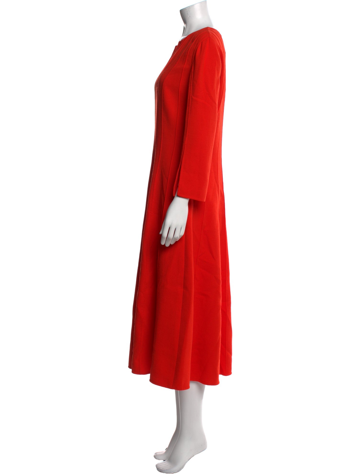 Oscar de la Renta Virgin Wool Long Dress w/ Tags