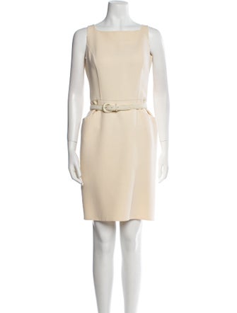 Oscar de la Renta Wool Mini Dress