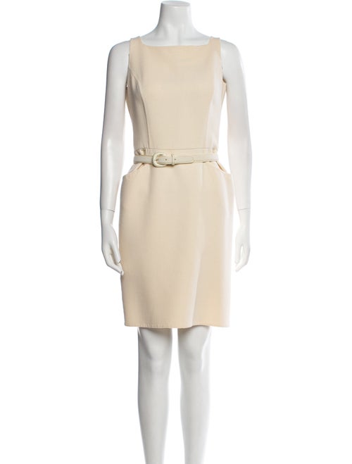 Oscar de la Renta Wool Mini Dress