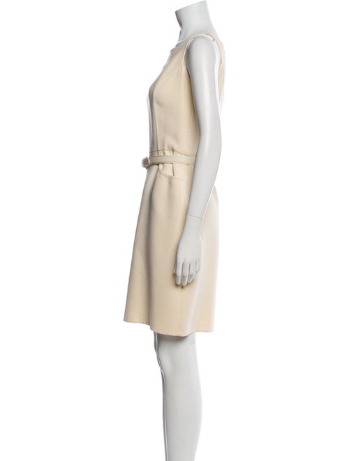 Oscar de la Renta Wool Mini Dress