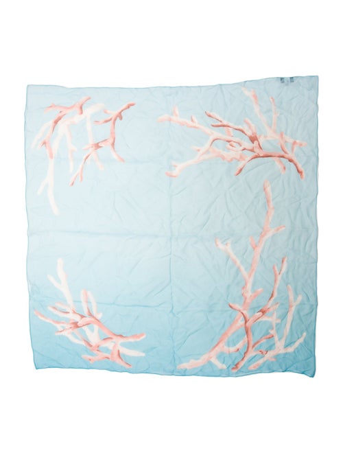 Oscar de la Renta Silk Printed Scarf