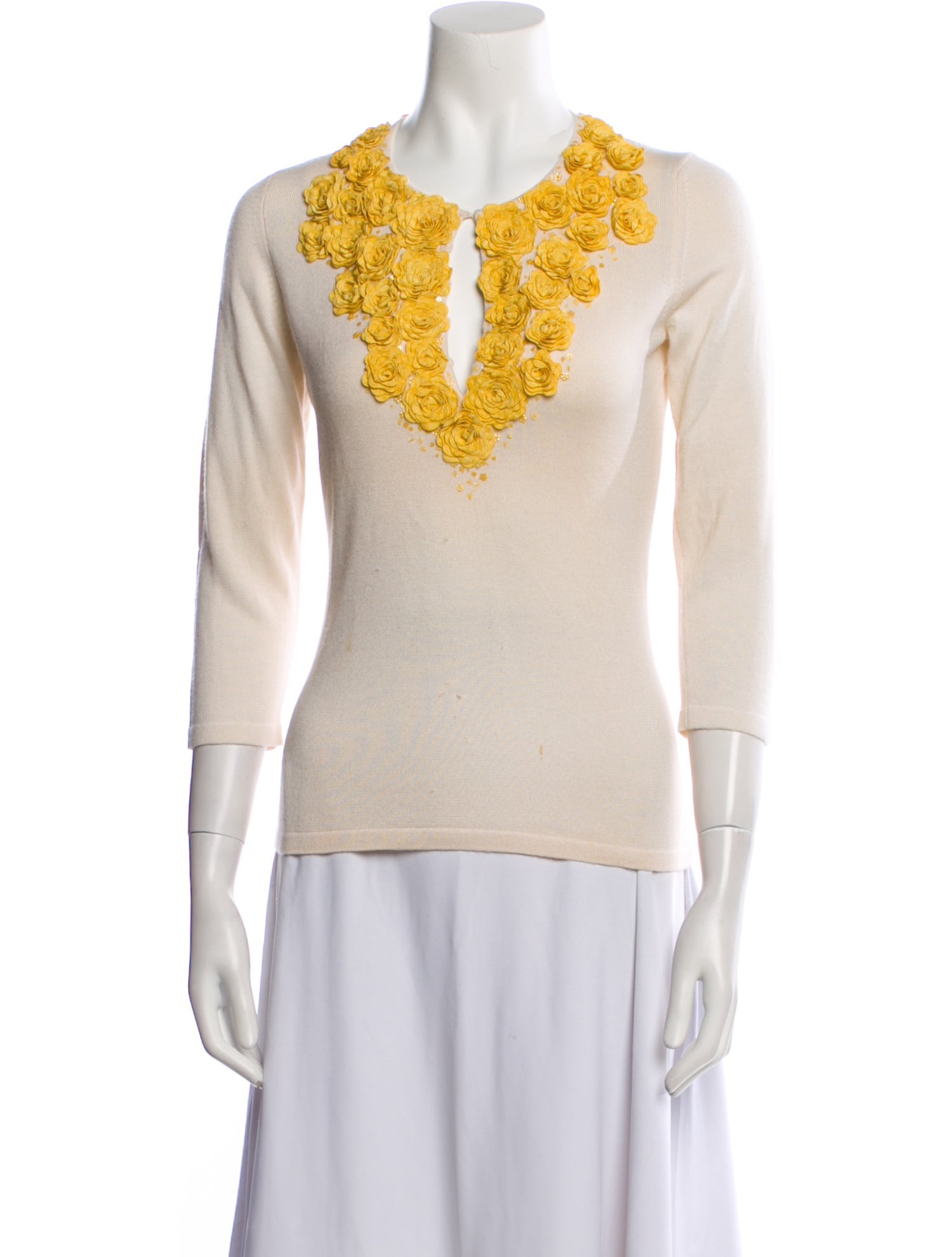 Oscar de la Renta 2013 Cashmere Sweater