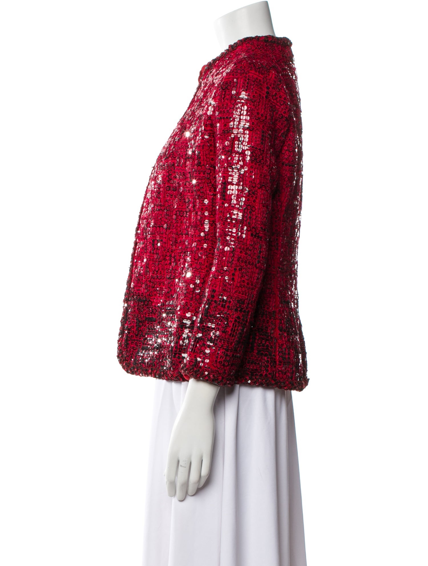 Oscar de la Renta Printed Evening Jacket