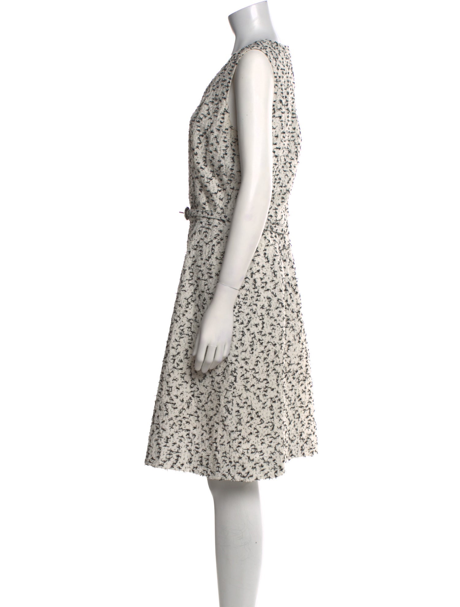 Oscar de la Renta Printed Knee-Length Dress