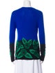 Oscar de la Renta Cashmere Printed Sweater