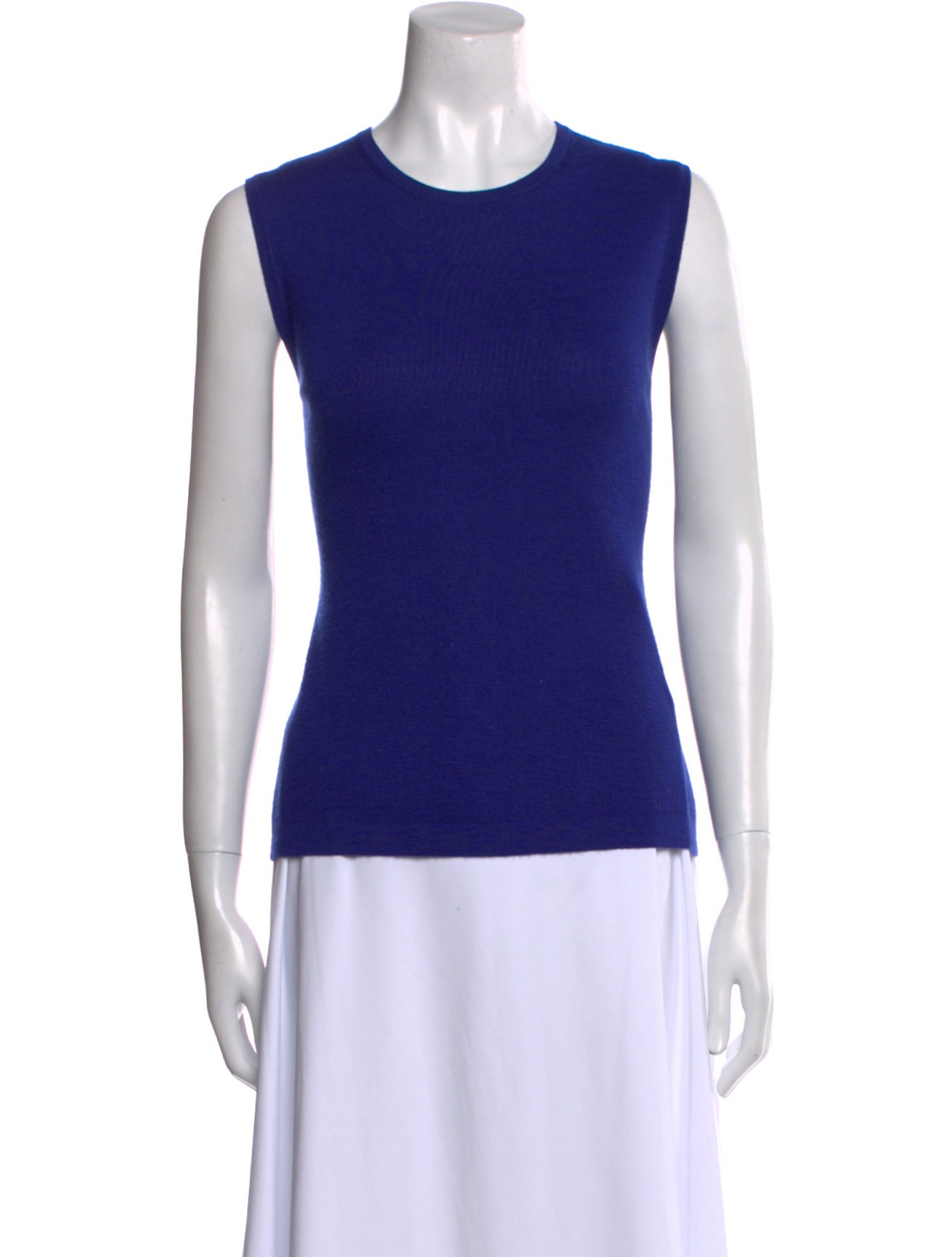 Oscar de la Renta Cashmere Crew Neck Top