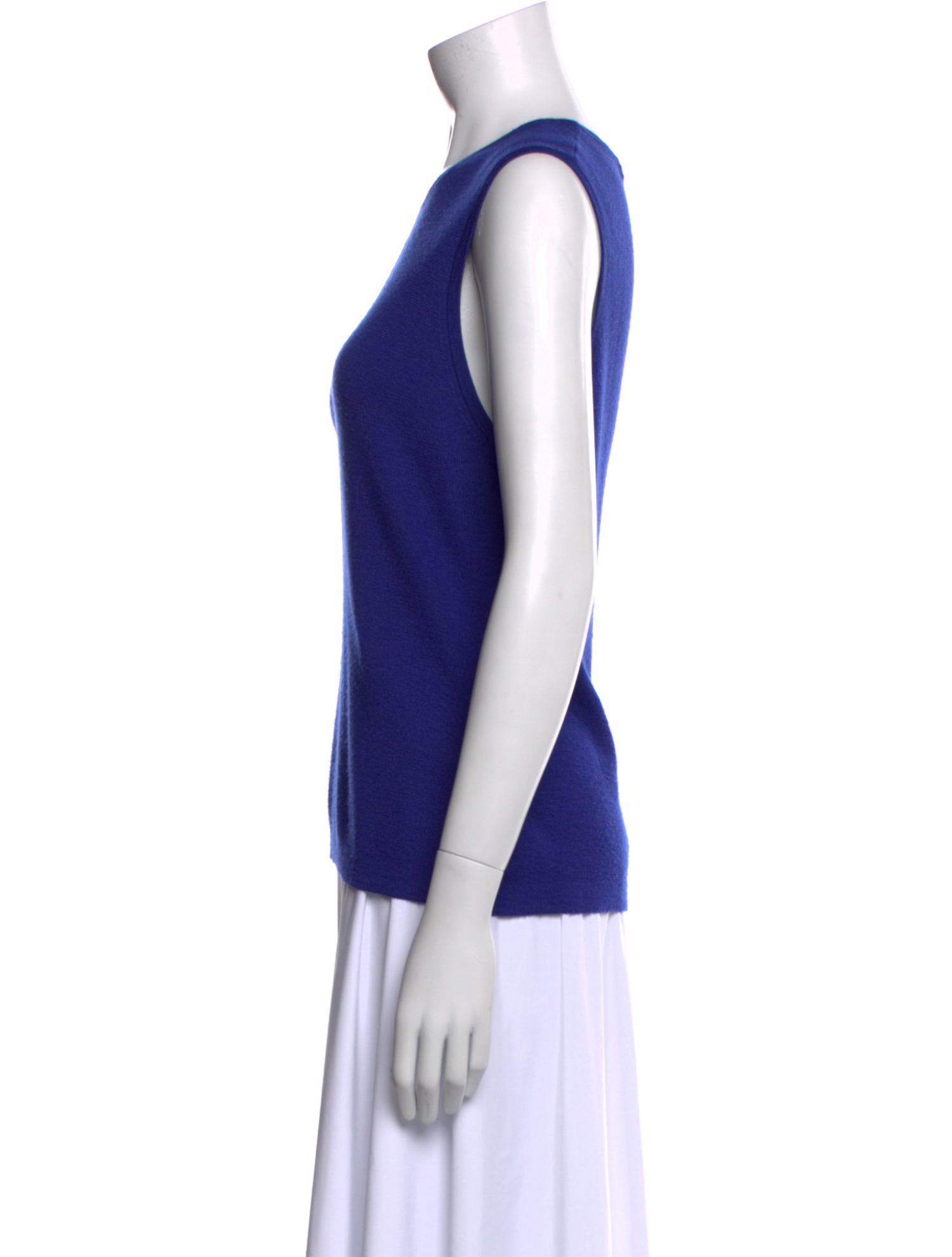 Oscar de la Renta Cashmere Crew Neck Top