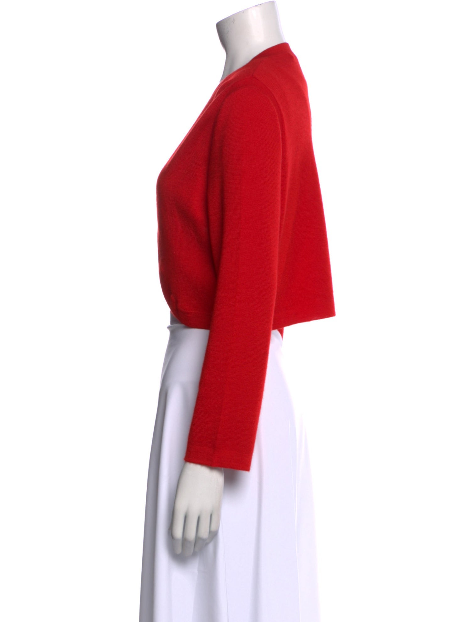 Oscar de la Renta Cashmere V-Neck Sweater