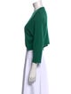 Oscar de la Renta Cashmere Open Front Sweater