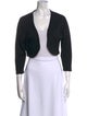 Oscar de la Renta Cashmere Open Front Sweater