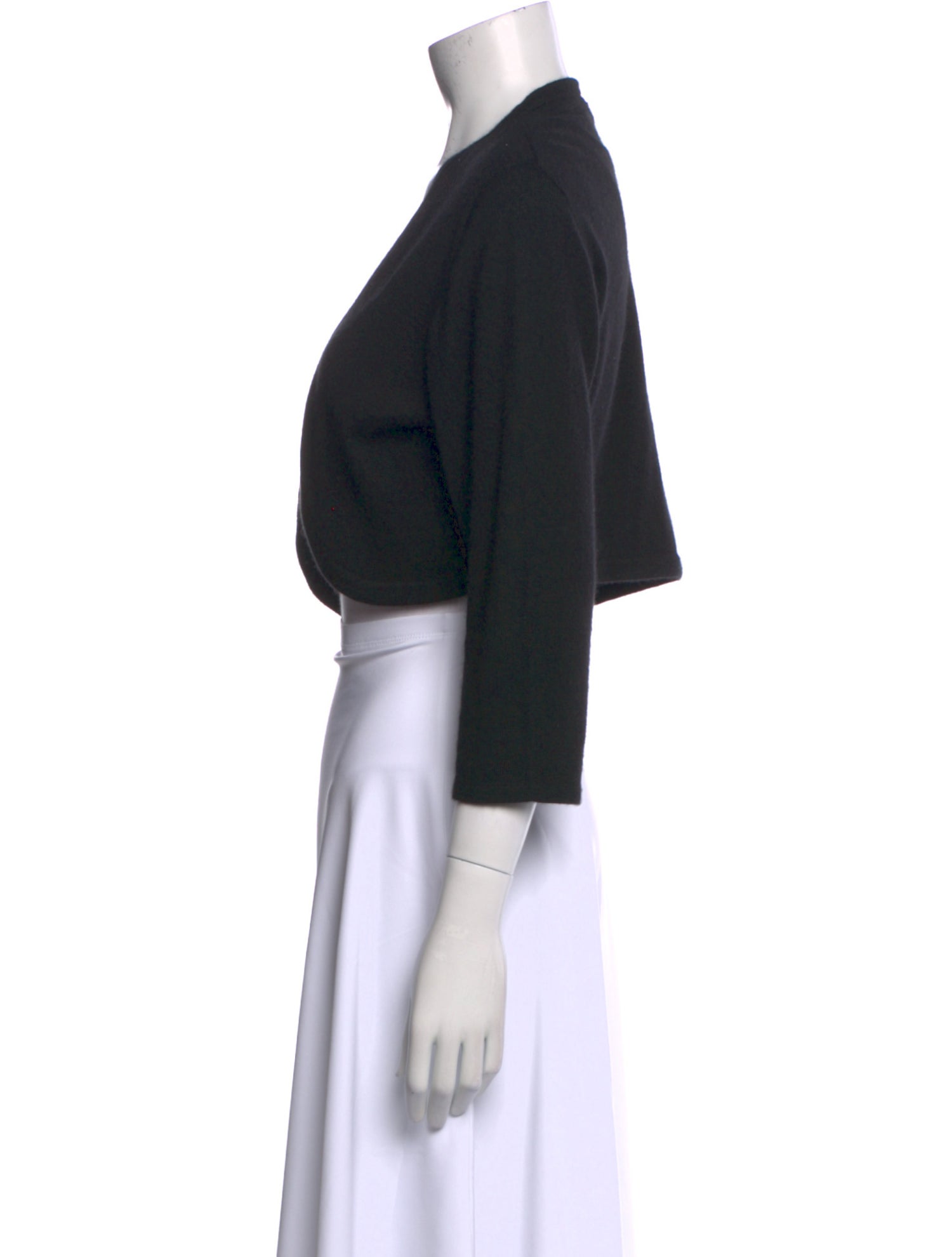 Oscar de la Renta Cashmere Open Front Sweater