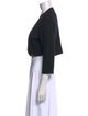 Oscar de la Renta Cashmere Open Front Sweater