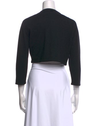 Oscar de la Renta Cashmere Open Front Sweater