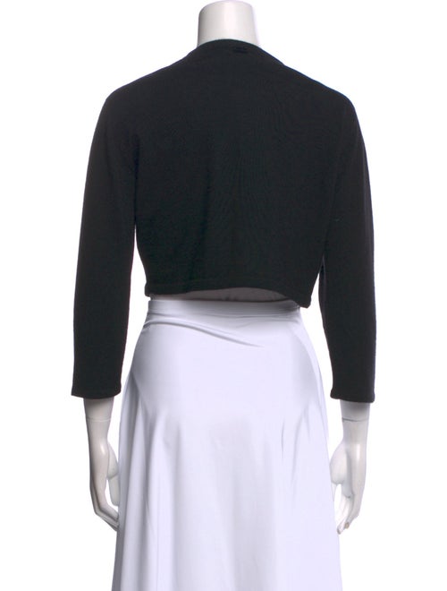Oscar de la Renta Cashmere Open Front Sweater